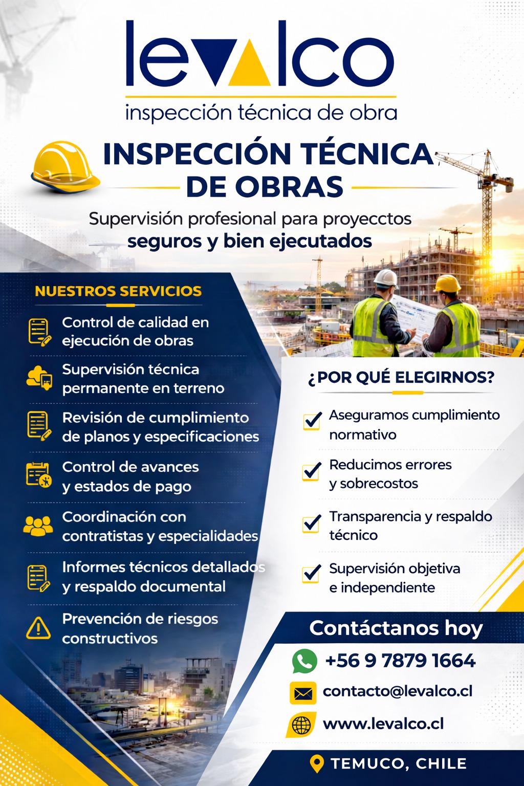 Obra supervisada por Levalco
